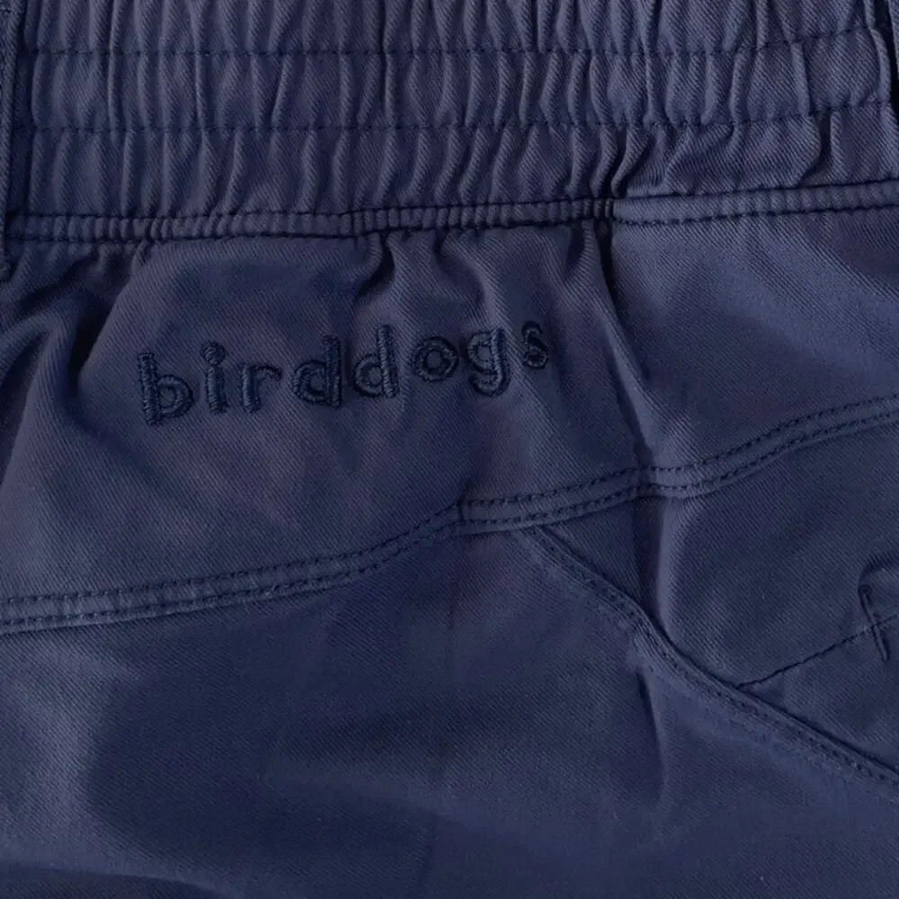 Birddogs Men's Navy Blue Performance Shorts with Lime Waistband - Picture 4 of 4